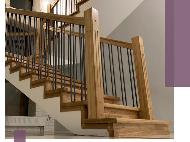 Реставрация деревянных и металлических лестниц в Кизилюрте