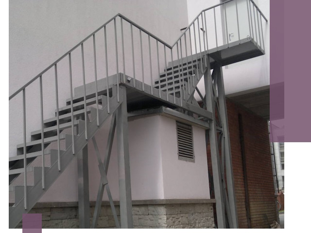 Монтаж пожарных лестниц под ключ в Кизилюрте с гарантией качества