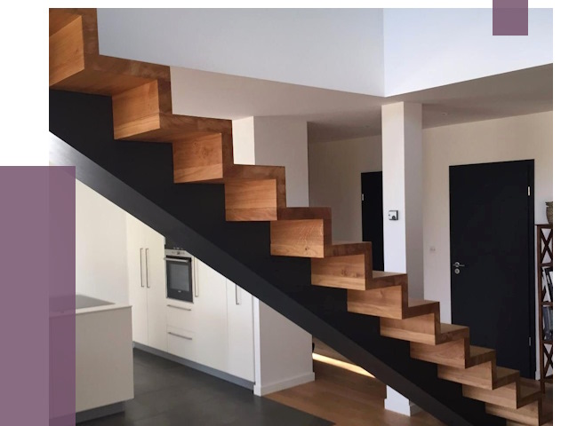 Изготовление деревянных лестниц в Кизилюрте от 87771 руб. | ПРОЛЁТ-Кзт