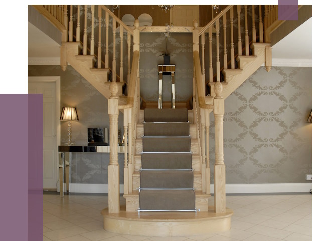 Монтаж деревянных лестниц в Кизилюрте от 7693 руб. 