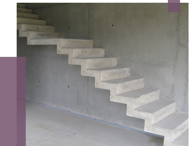 Бетонные лестницы в Кизилюрте от 19103 руб. под ключ | ПРОЛЁТ-Кзт