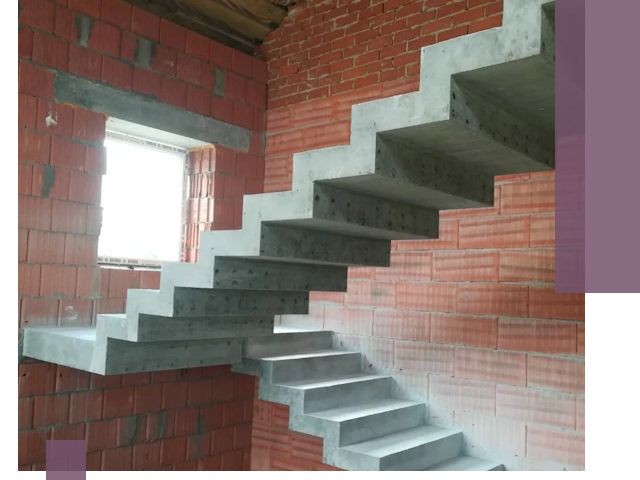 Бетонные лестницы под ключ в Кизилюрте: монтаж, демонтаж, ремонт