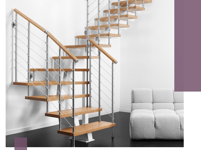 Модульные лестницы под ключ в Кизилюрте — монтаж и изготовление