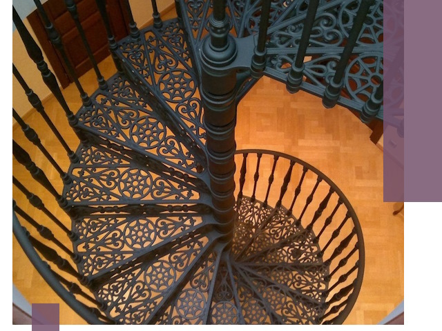 Винтовые лестницы под ключ в Кизилюрте: производство и монтаж