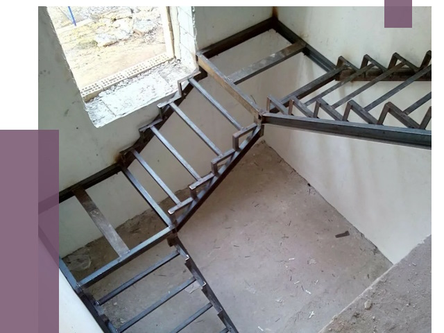 Монтаж лестниц на металлокаркасе в Кизилюрте от 12908 руб. — ПРОЛЁТ-Кзт