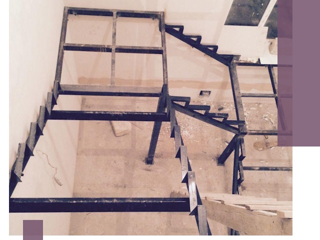 Монтаж лестниц на металлокаркасе в Кизилюрте быстро и качественно