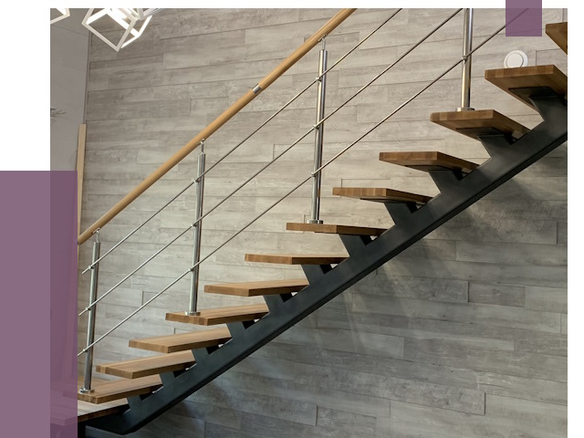 Изготовление лестниц на монокосоуре в Кизилюрте от 76929 руб. 