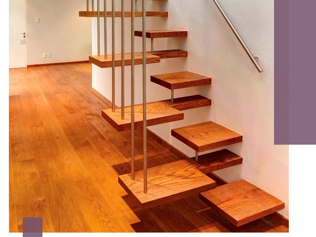 Лестницы «гусиный шаг» на заказ в Кизилюрте для узких пространств