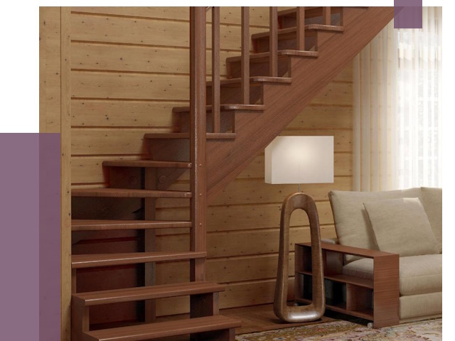 Лестницы эконом класса в Кизилюрте от 18432 руб. бюджетные решения