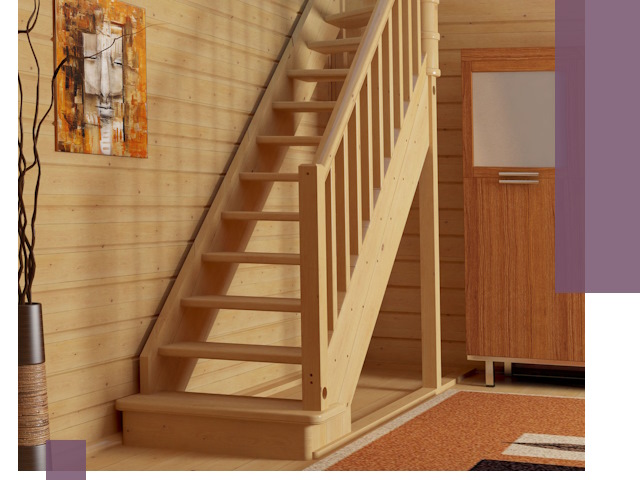 Лестницы эконом класса под ключ в Кизилюрте — недорого и быстро