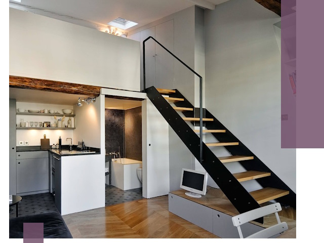 Лестницы на антресоль под ключ в Кизилюрте — изготовление и монтаж