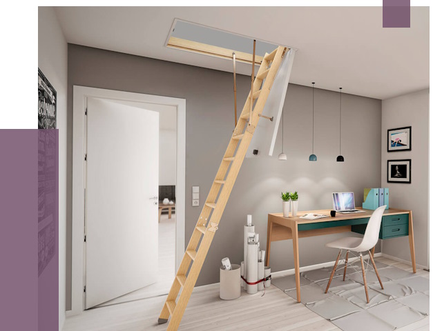 Чердачные лестницы в Кизилюрте — от 14715 руб. | ПРОЛЁТ-Кзт