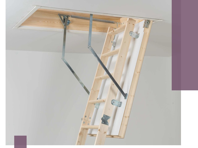 Установка чердачной лестницы под ключ в Кизилюрте