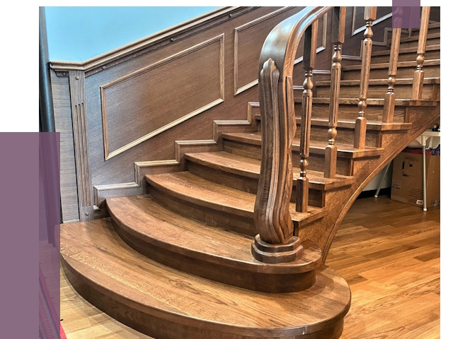 Дубовые лестницы под ключ в Кизилюрте от 178124 руб. — ПРОЛЁТ-Кзт