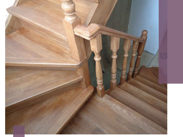 Дубовые лестницы под ключ в Кизилюрте: изготовление и монтаж