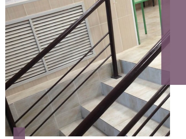 Изготовление перил из металла под ключ в Кизилюрте