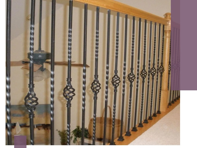 Изготовление и монтаж кованных перил в Кизилюрте под ключ
