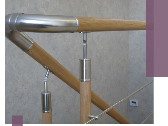 Комбинированные перила на заказ в Кизилюрте — монтаж и производство