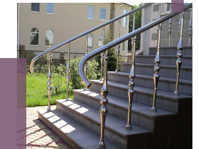 Перила для крыльца в Кизилюрте от 10842 руб. — монтаж ПРОЛЁТ-Кзт