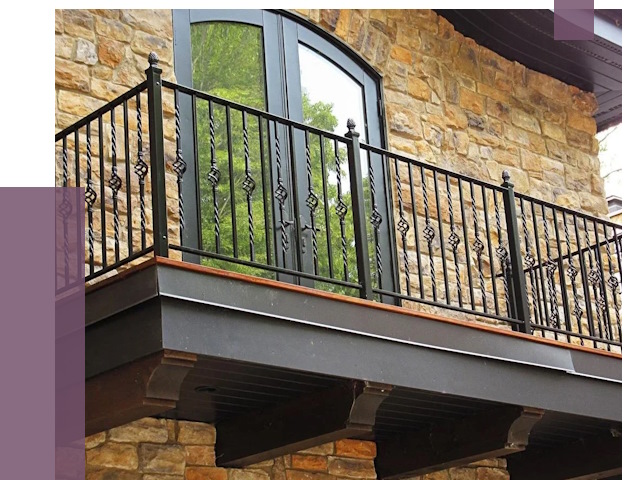 Балконные ограждения в Кизилюрте от 8106 руб. — купить | ПРОЛЁТ-Кзт