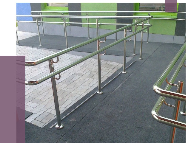 Ограждения пандусов в Кизилюрте от 4389 руб. монтаж | ПРОЛЁТ-Кзт