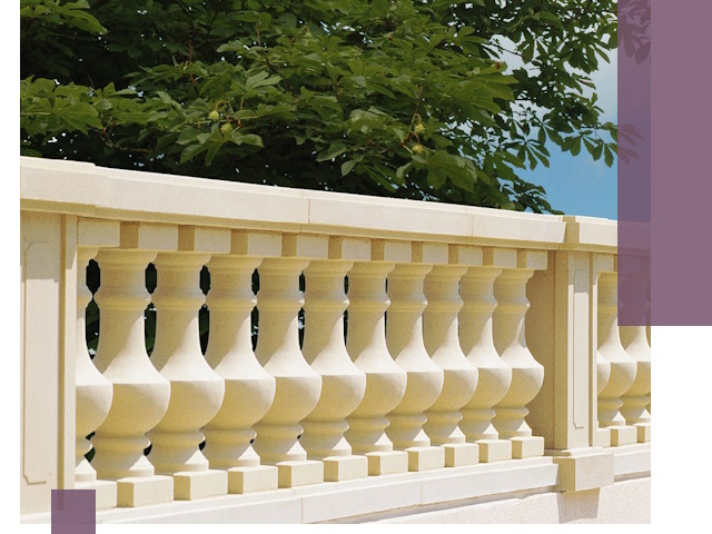 Установка балюстрады в Кизилюрте: изготовление и монтаж под ключ