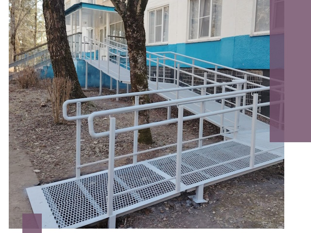 Пандусы под ключ в Кизилюрте: изготовление, монтаж и демонтаж