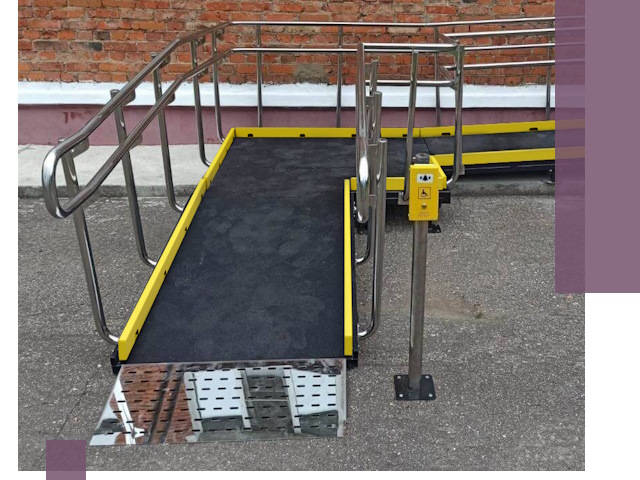 Изготовление наклонных пандусов для инвалидов в Кизилюрте