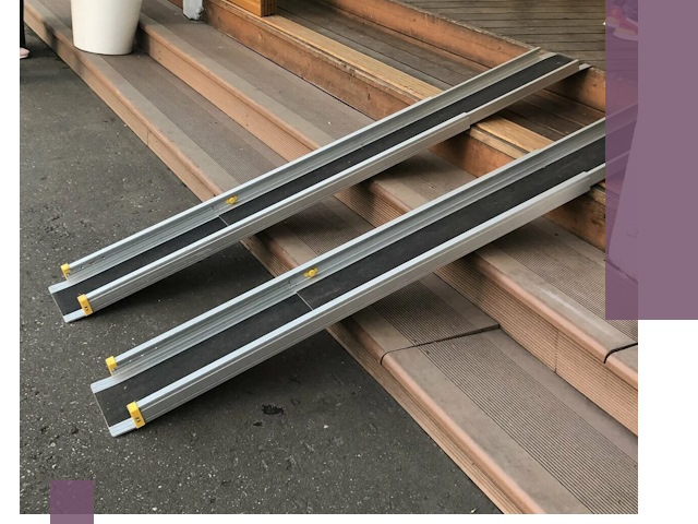 Телескопические пандусы под ключ в Кизилюрте — изготовление и монтаж