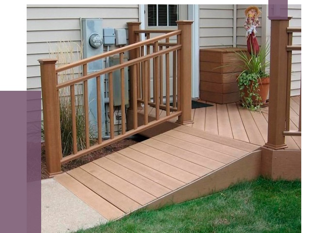 Пандус на крыльцо в Кизилюрте под ключ от 7848 руб. 