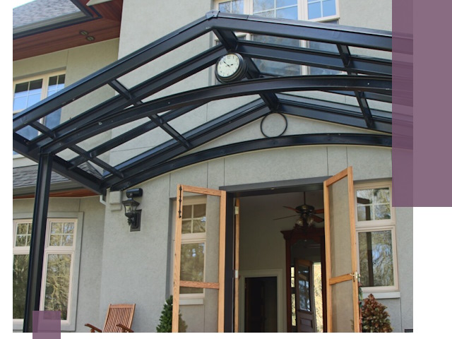 Изготовление и монтаж навесов и козырьков в Кизилюрте