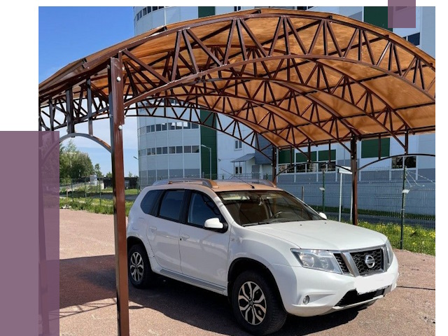 Недорогие навесы в Кизилюрте от 43369 руб.  | ПРОЛЁТ-Кзт