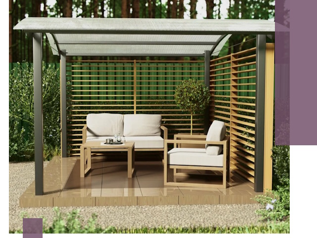 Навесы для дачи в Кизилюрте: изготовление, монтаж и демонтаж