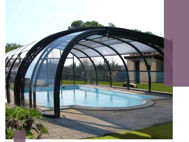 Навесы для бассейна в Кизилюрте: изготовление и монтаж под ключ