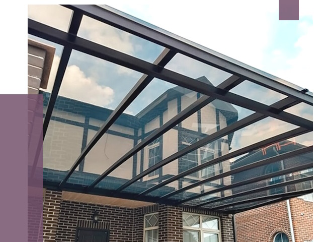 Навесы из поликарбоната в Кизилюрте от 8694 руб. под ключ — ПРОЛЁТ-Кзт