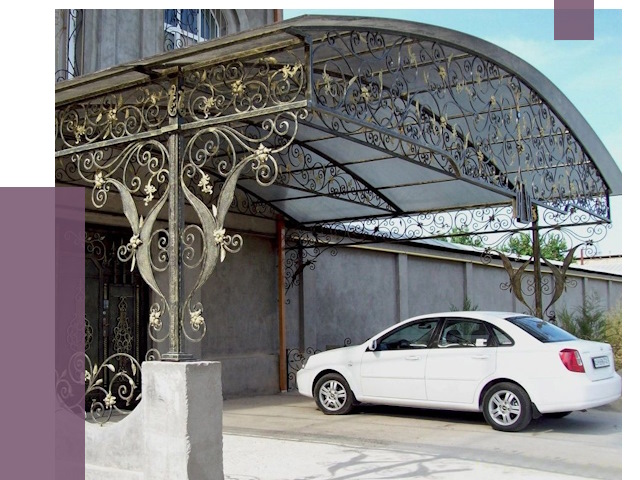 Кованые навесы в Кизилюрте от 14715 руб. | ПРОЛЁТ-Кзт