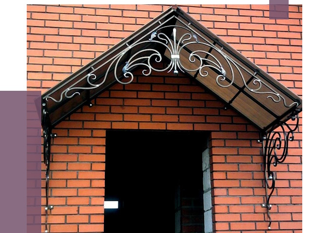 Металлические козырьки в Кизилюрте от 10791 руб. 