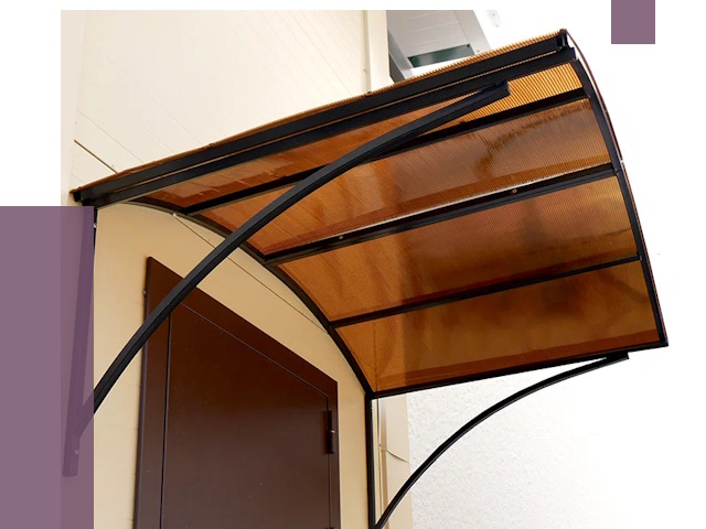 Недорогие козырьки в Кизилюрте от 7662 руб.  | ПРОЛЁТ-Кзт