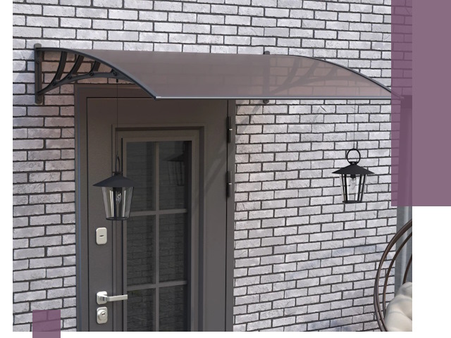 Недорогие козырьки и навесы под ключ в Кизилюрте