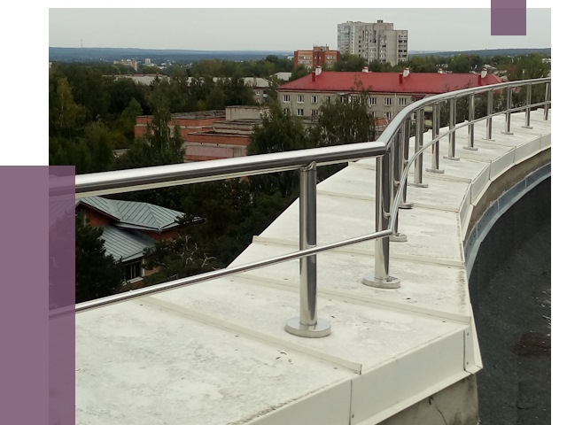 Парапеты и ограждения кровли в Кизилюрте от 5008 руб. 