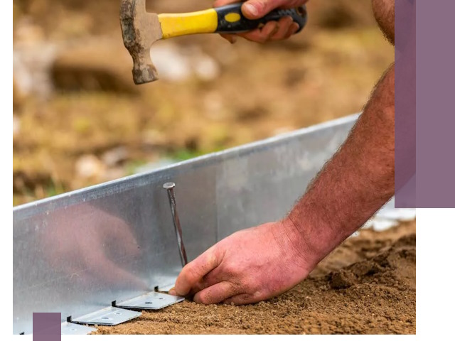 Монтаж металлических бордюров в Кизилюрте быстро и качественно