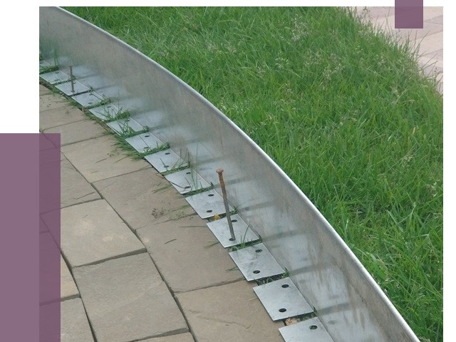 Металлические бордюры для тротуаров в Кизилюрте от 8777 руб.