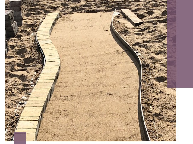 Металлические бордюры для тротуаров в Кизилюрте — прочные и долговечные