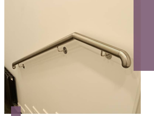 Изготовление пристенных поручней в Кизилюрте под ключ за сроки