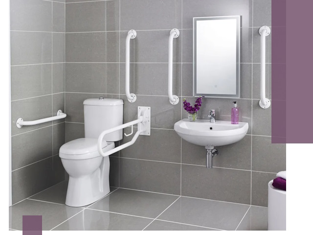 Поручни для санузлов в Кизилюрте: установка, ремонт и монтаж